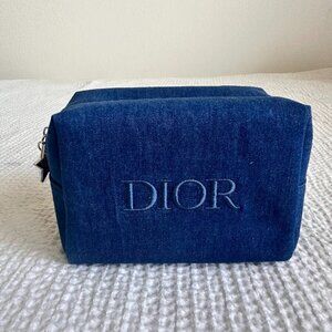 !! SOLD !! NEW DIOR Denim Pouch/Trousse w Box